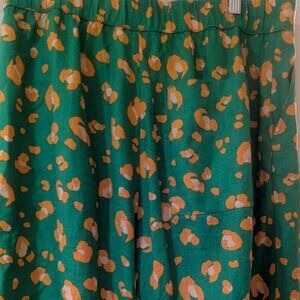 Green and Yellow Tabitha Brown Shorts